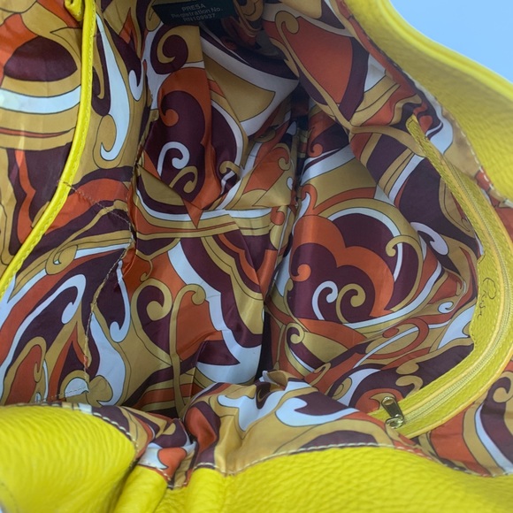 Presa  mustard leather handbag - Picture 2 of 8